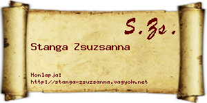 Stanga Zsuzsanna névjegykártya